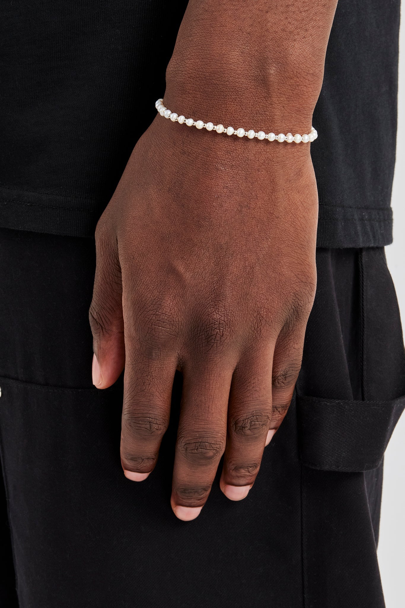 Freshwater Pearl & Bead Bracelet - 3mm