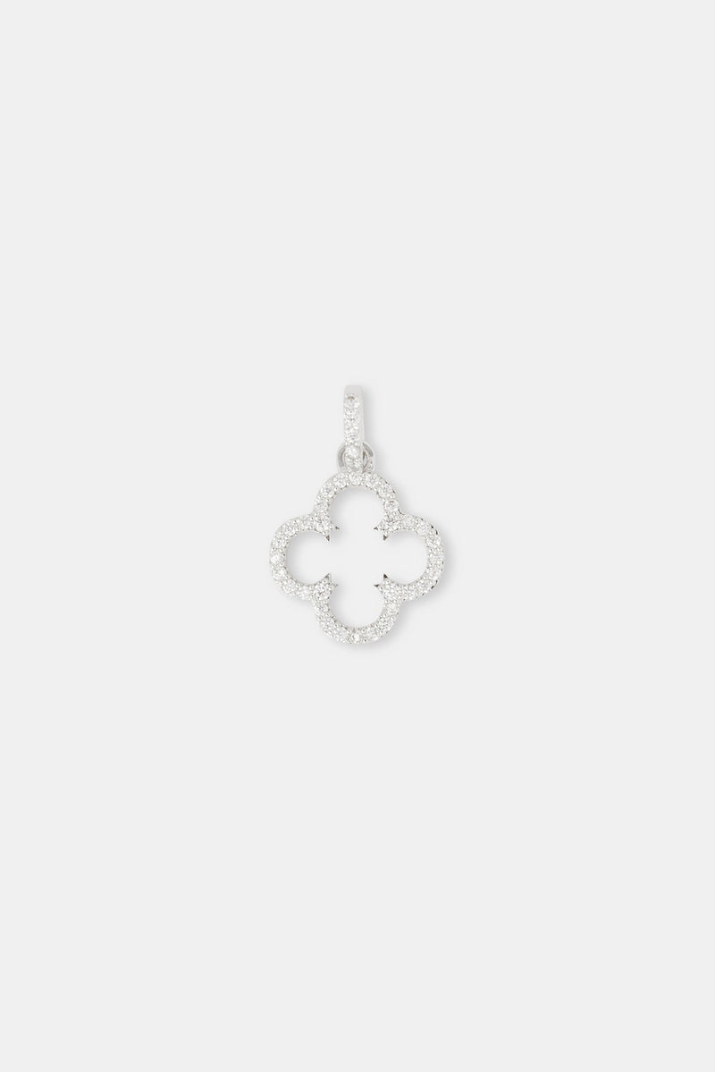 Iced Motif Outline Pendant