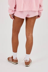 Lightweight Knitted Rib Micro Short  - Baby Pink