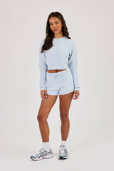Lightweight Knitted Cardigan - Baby Blue