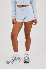 Lightweight Knitted Short - Baby Blue