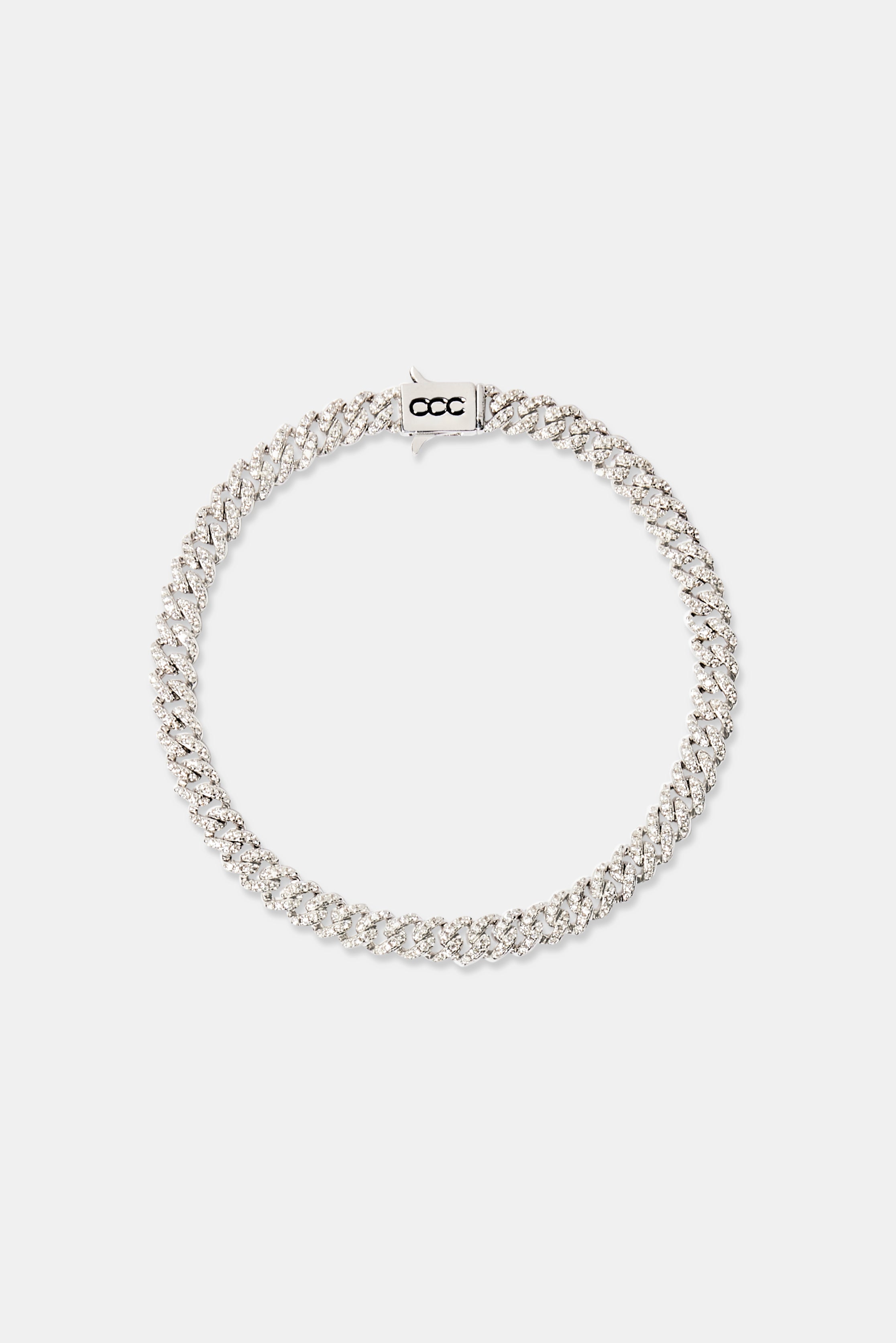 Moissanite Cuban Bracelet - 6mm