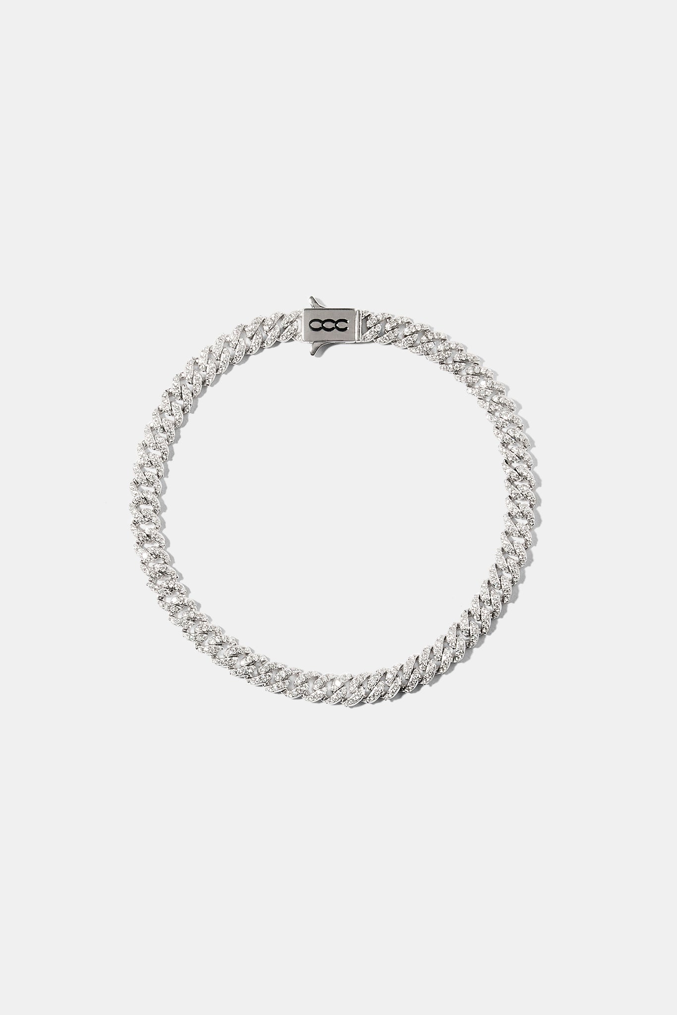 8mm Moissanite Cuban Bracelet