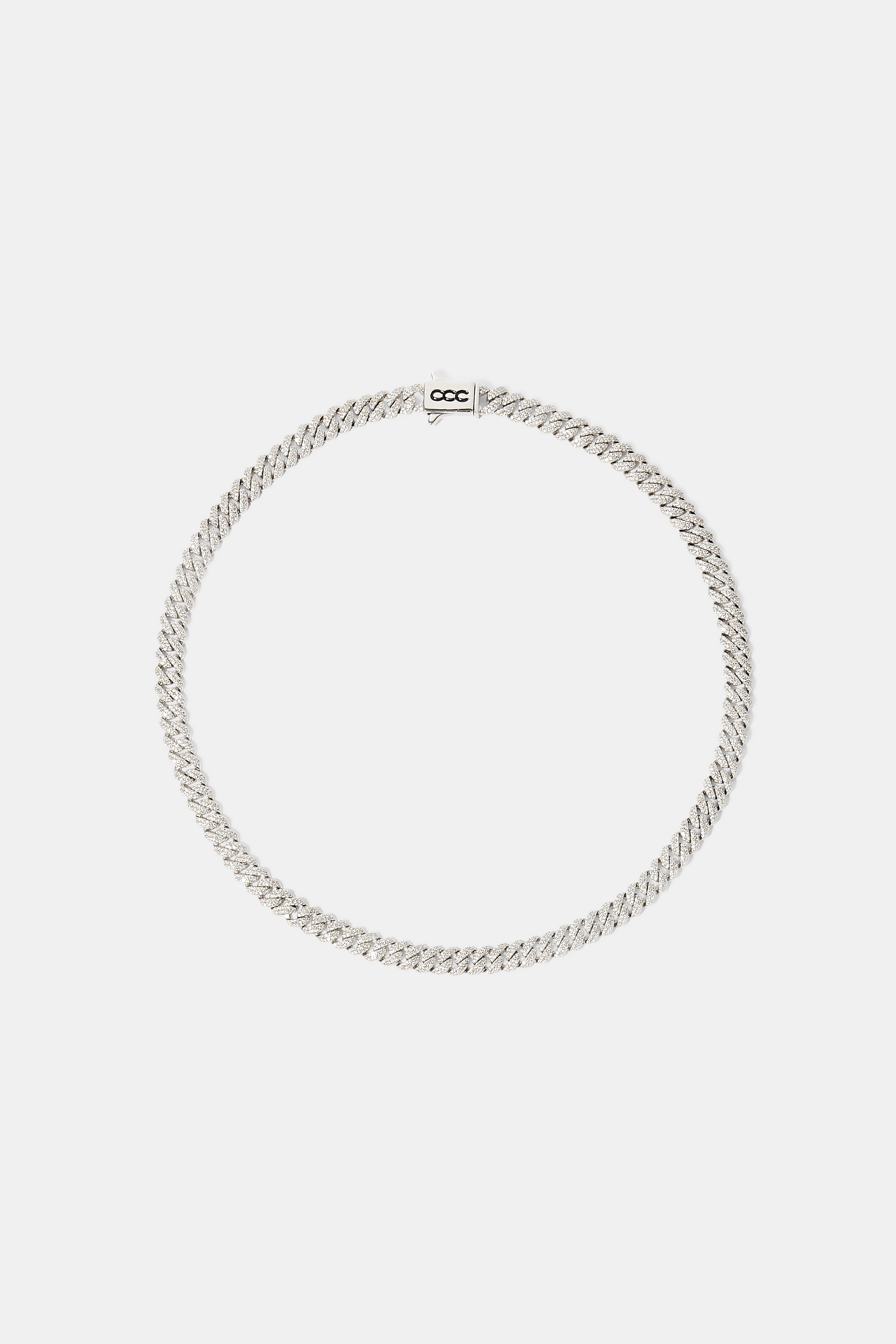 8mm Moissanite Cuban Chain