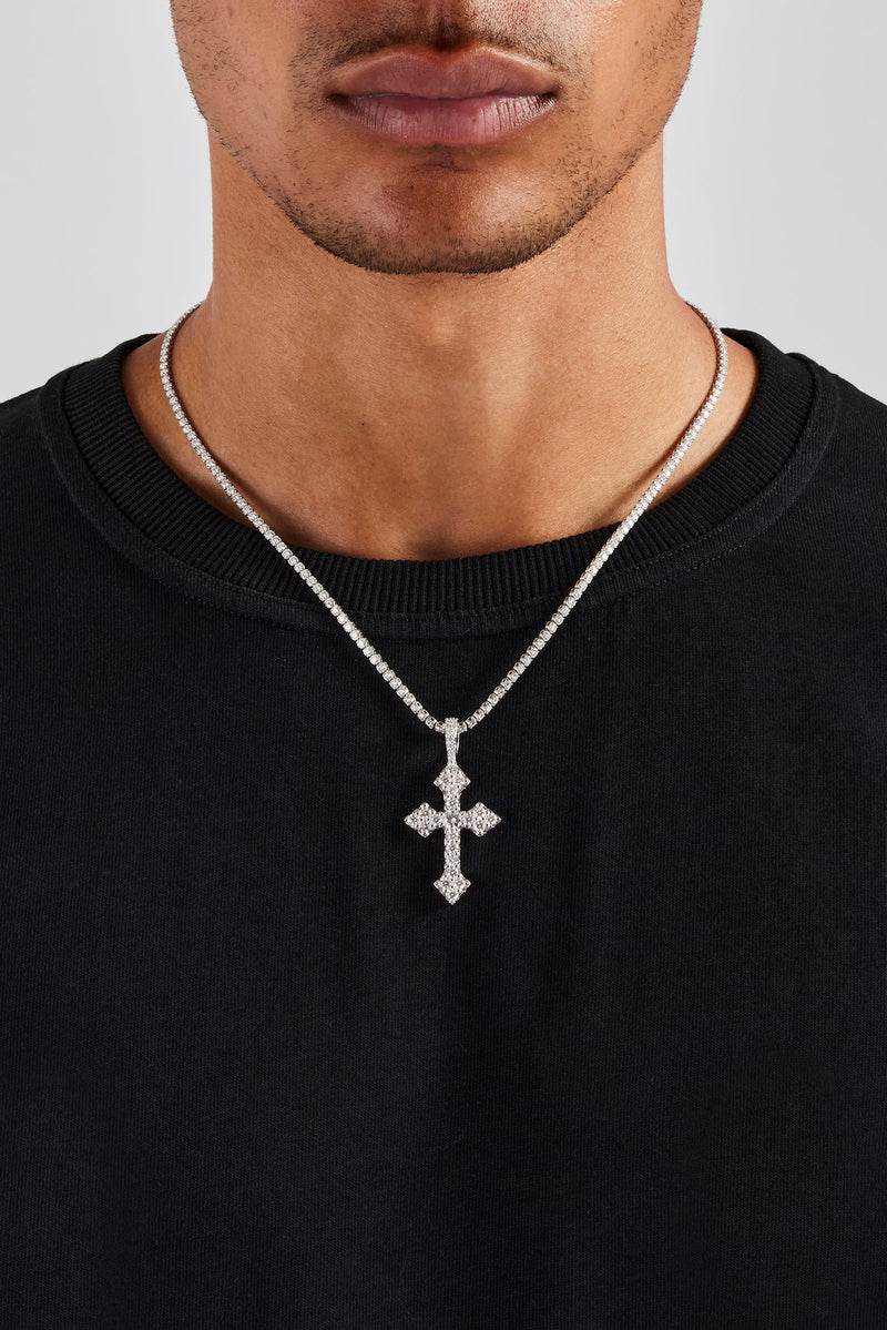 Moissanite Celtic Cross Pendant