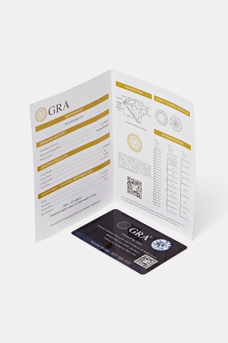 Champagne Moissanite Stud Earrings - 5.5mm