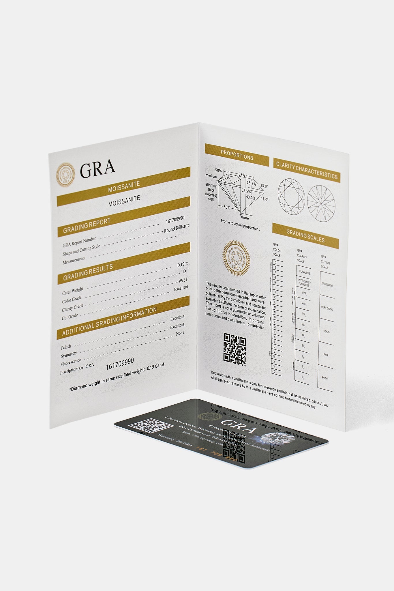 Moissanite Iced Centre Stud Earrings - 5mm