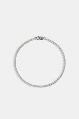 2.5mm Moissanite Micro Tennis Bracelet