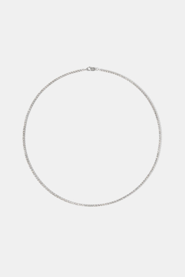 2.5mm Moissanite Micro Tennis Chain