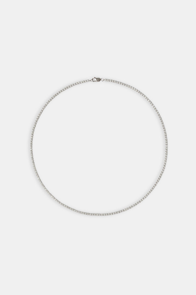 2.5mm Moissanite Micro Tennis Chain & Bracelet