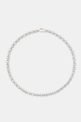 Oval CZ Tennis Chain - 6mm