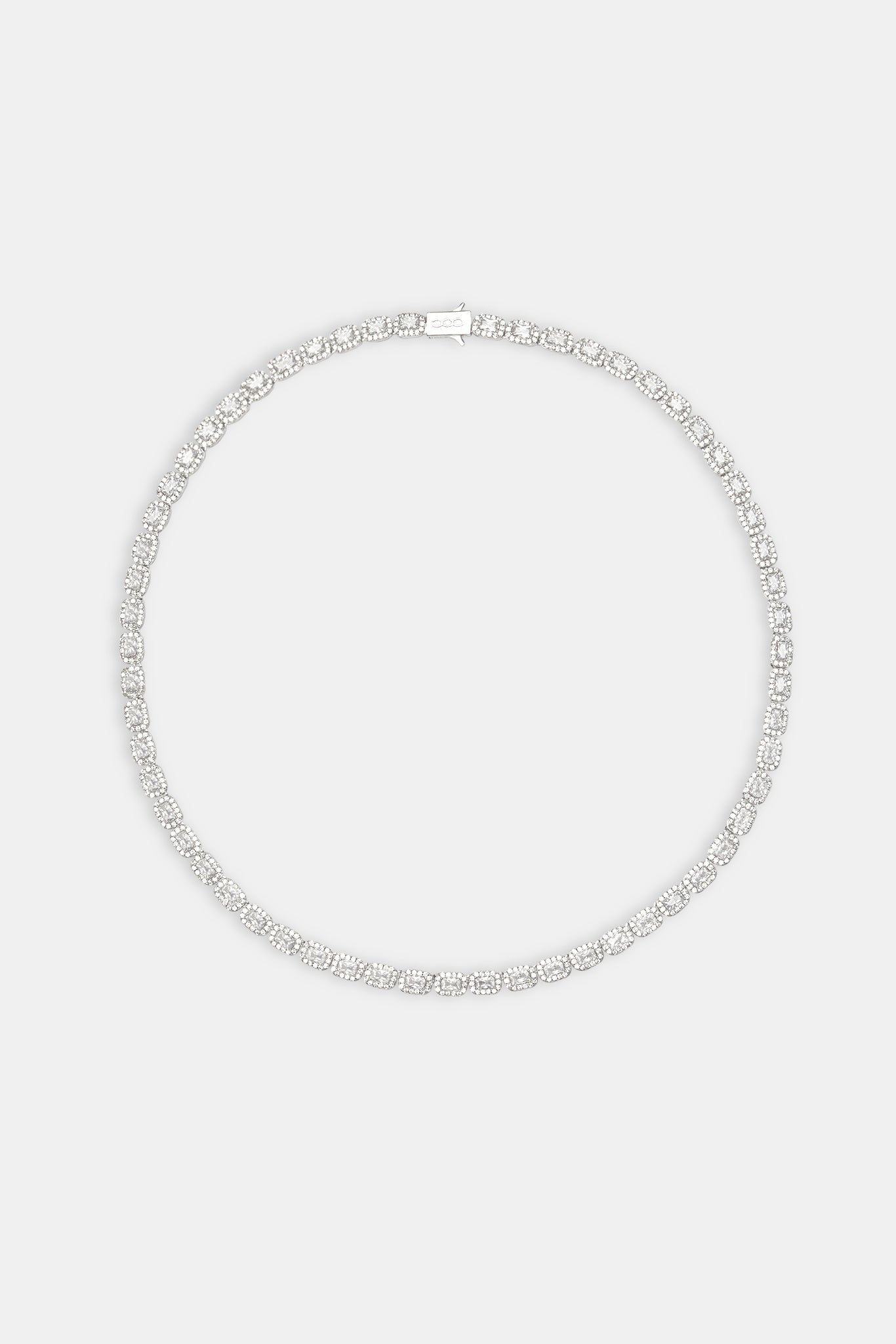 Rectangle Cluster Tennis Chain