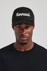 Cernucci Script Mesh Trucker - Black