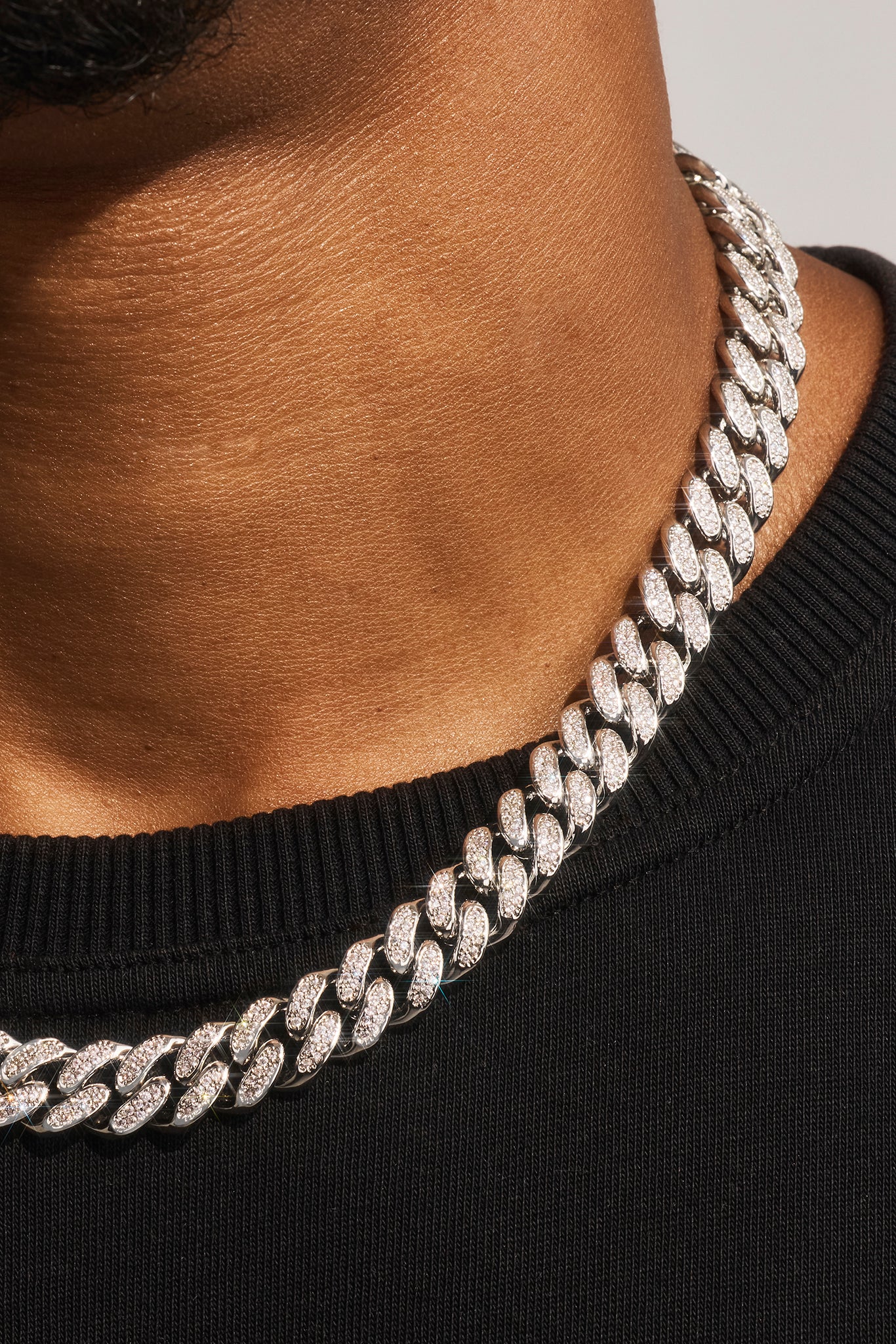 Iced Cuban Chain - 12mm - White