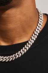 Iced Cuban Chain - 12mm - White