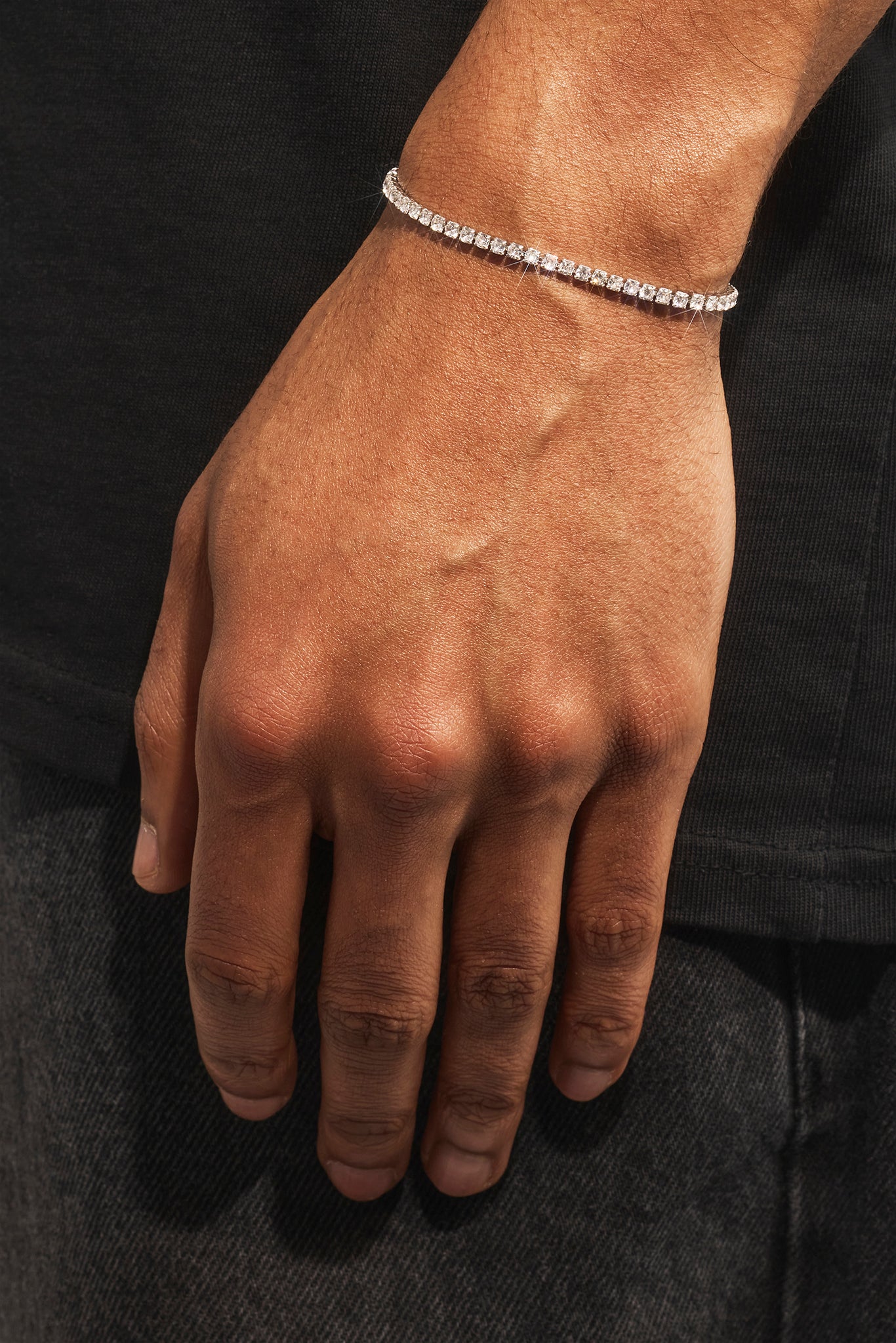 Micro Tennis Bracelet - 2.5mm - White