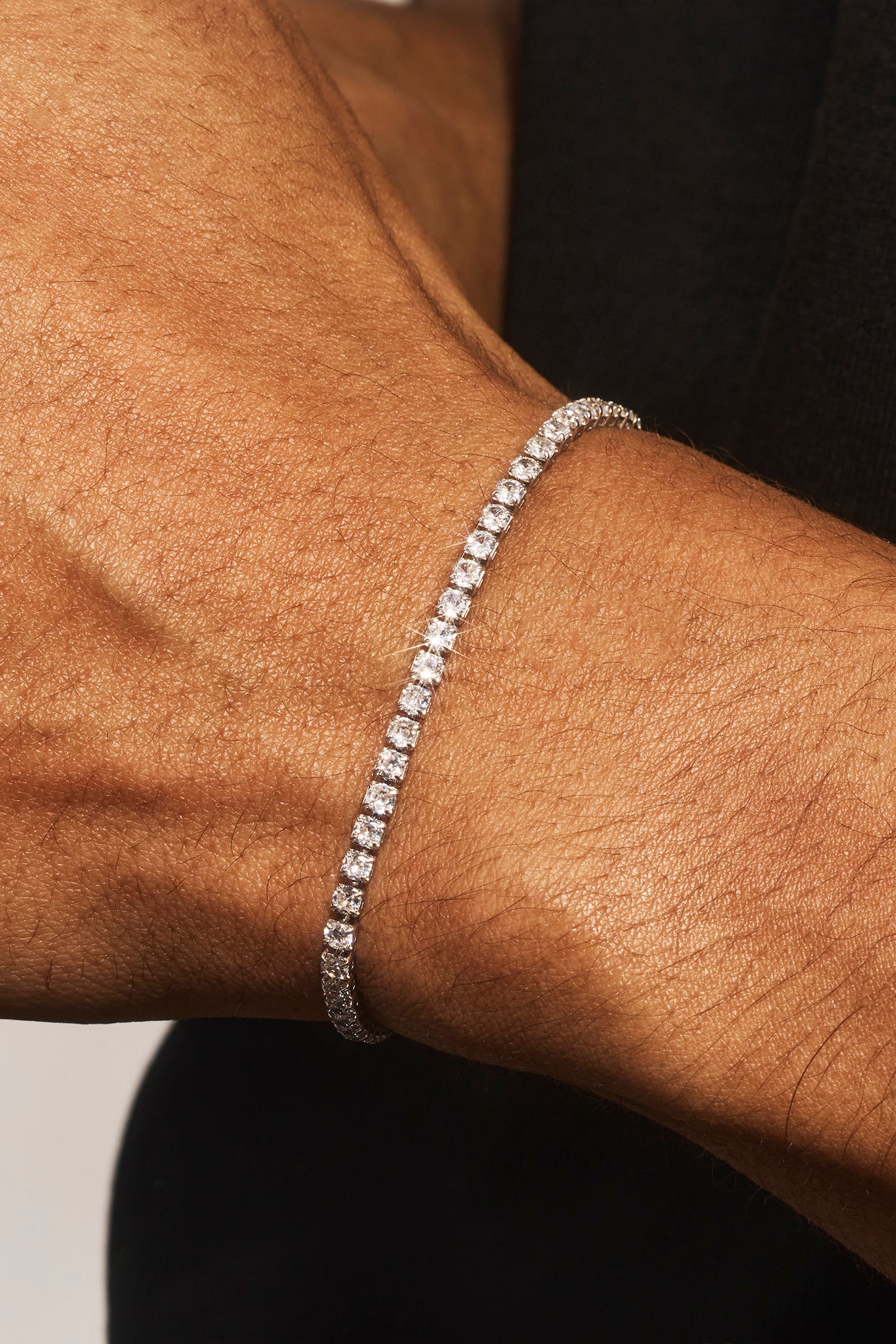 Micro Tennis Bracelet - 2.5mm - White