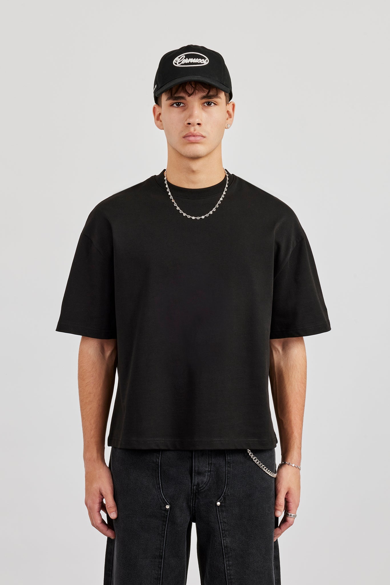Cernucci Boxy T-Shirt - Black