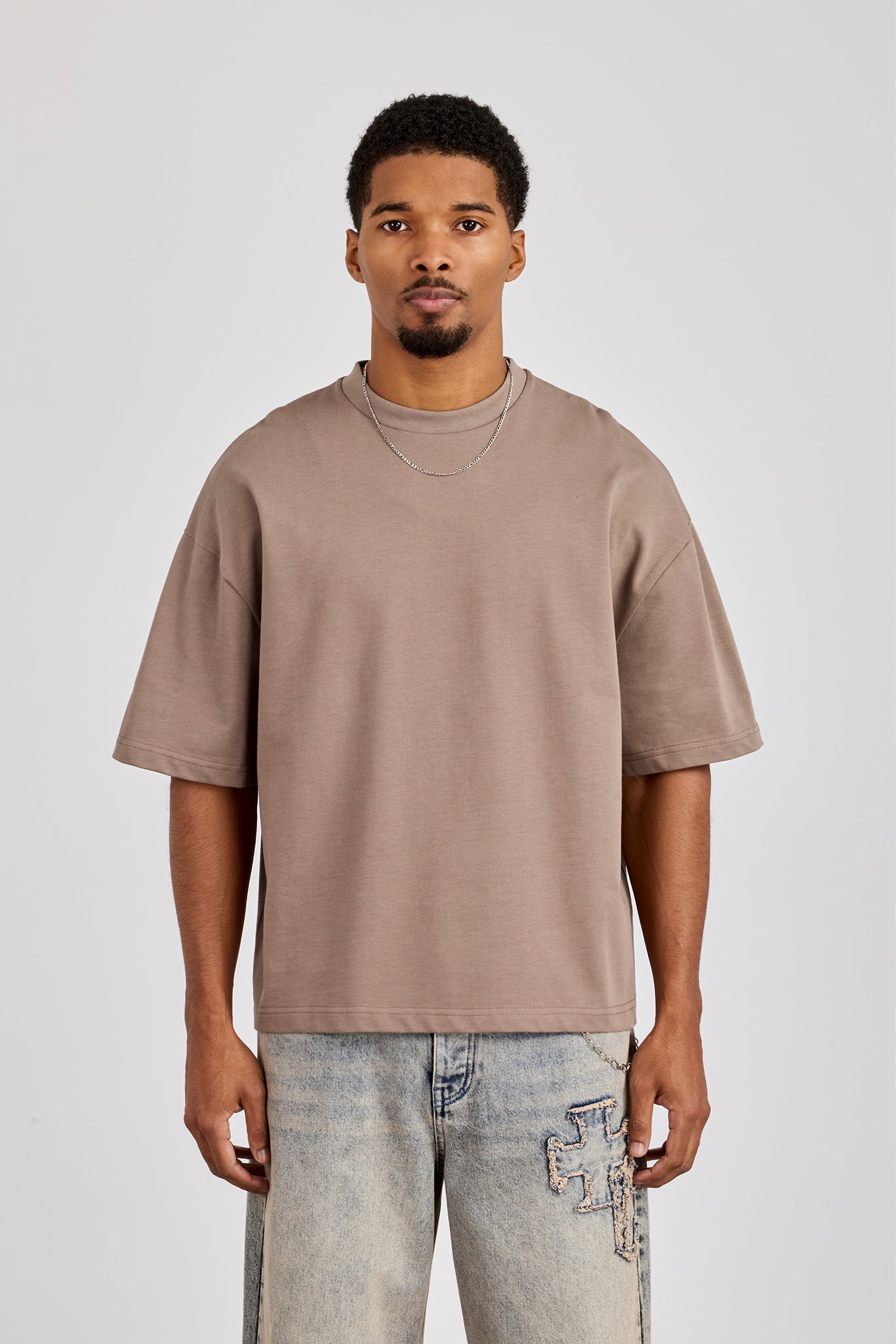 Cernucci Boxy T-Shirt - Taupe