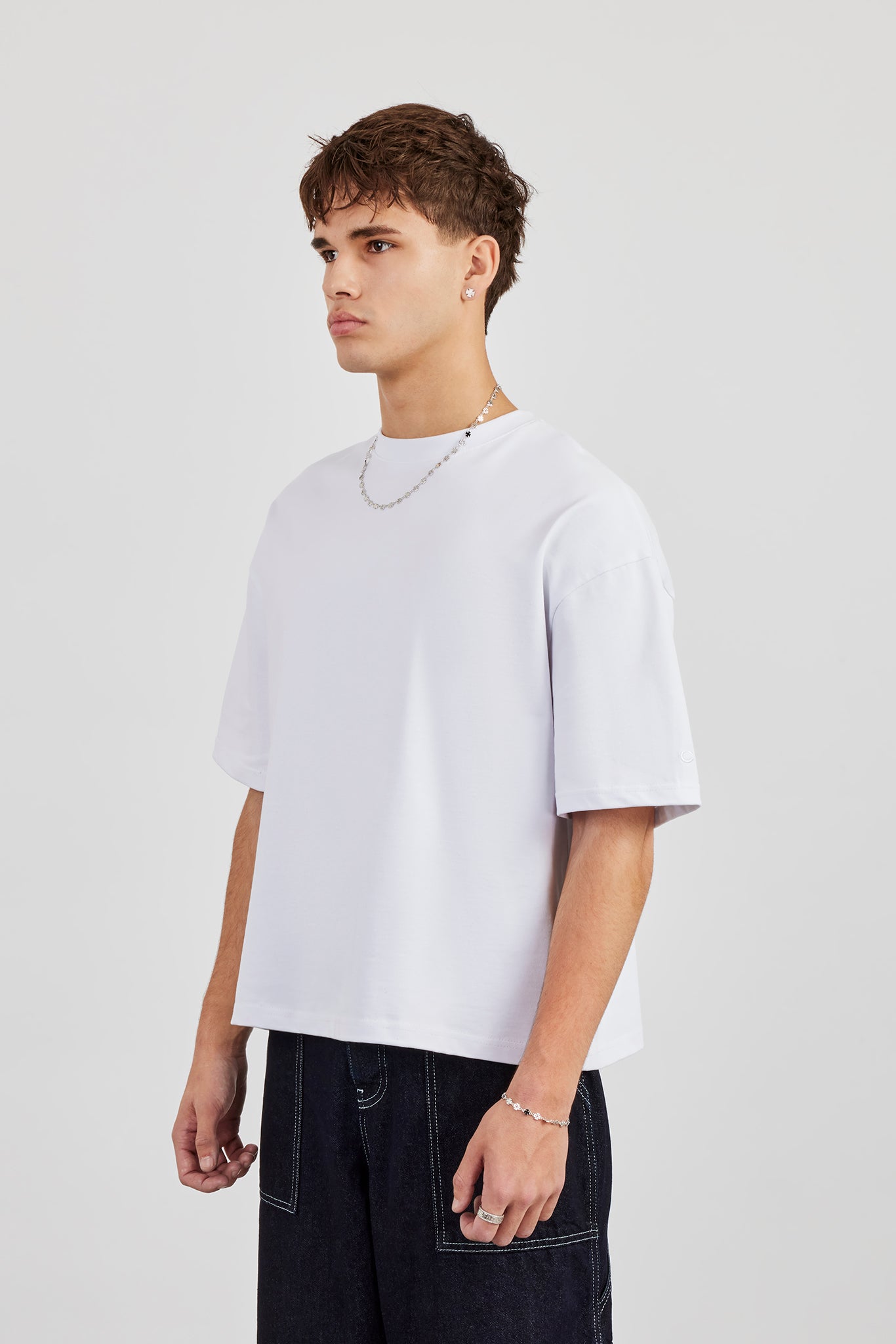 Cernucci Boxy T-Shirt - White