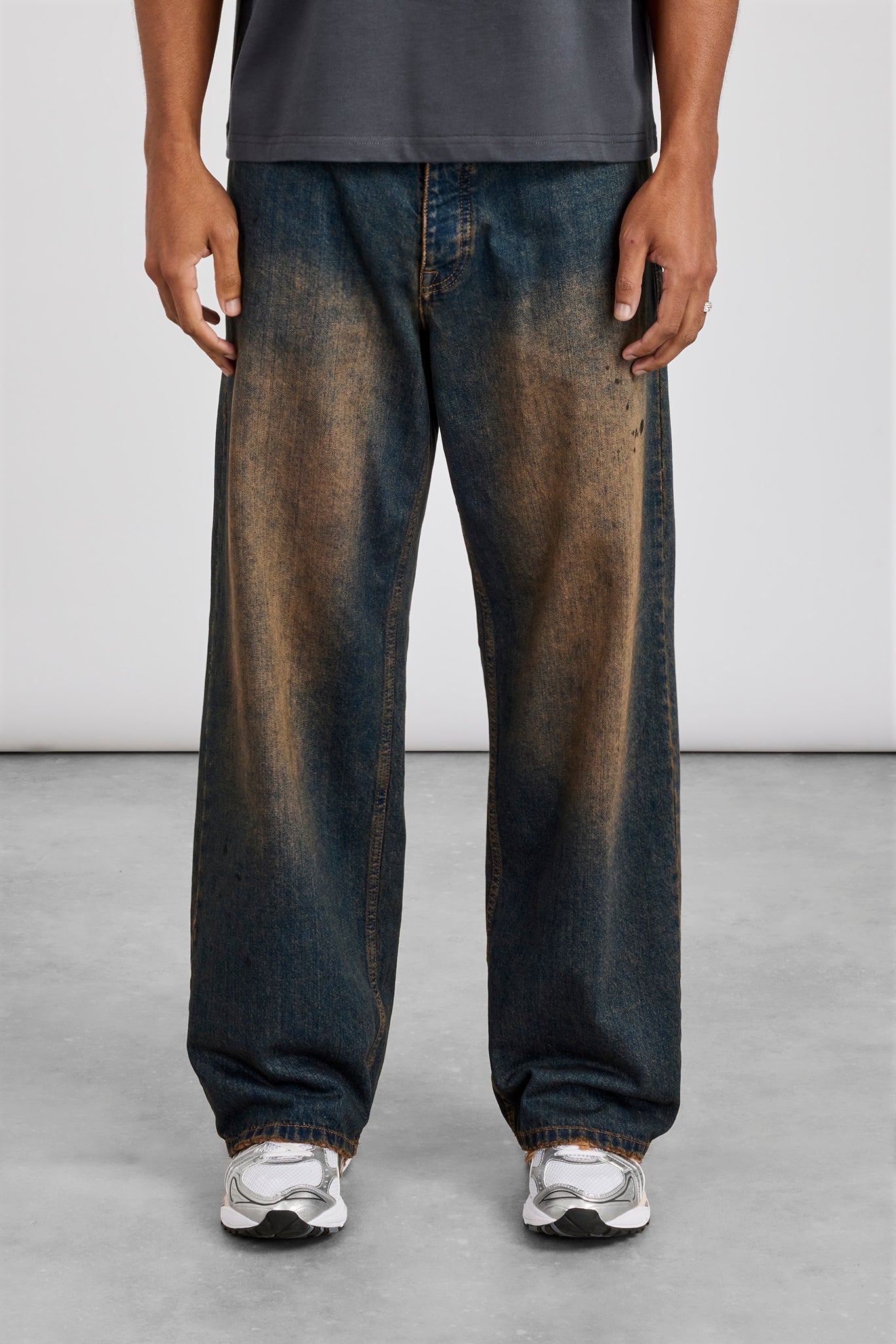 Baggy Dirty Wash Jean - Dirty Wash
