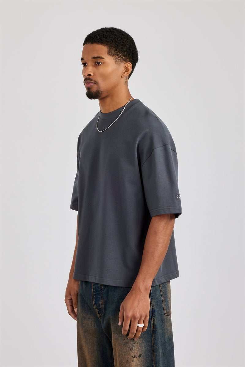 Cernucci Boxy T-Shirt - Charcoal