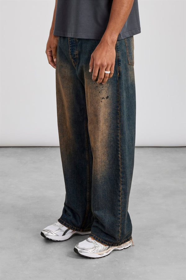 Baggy Dirty Wash Jean - Dirty Wash
