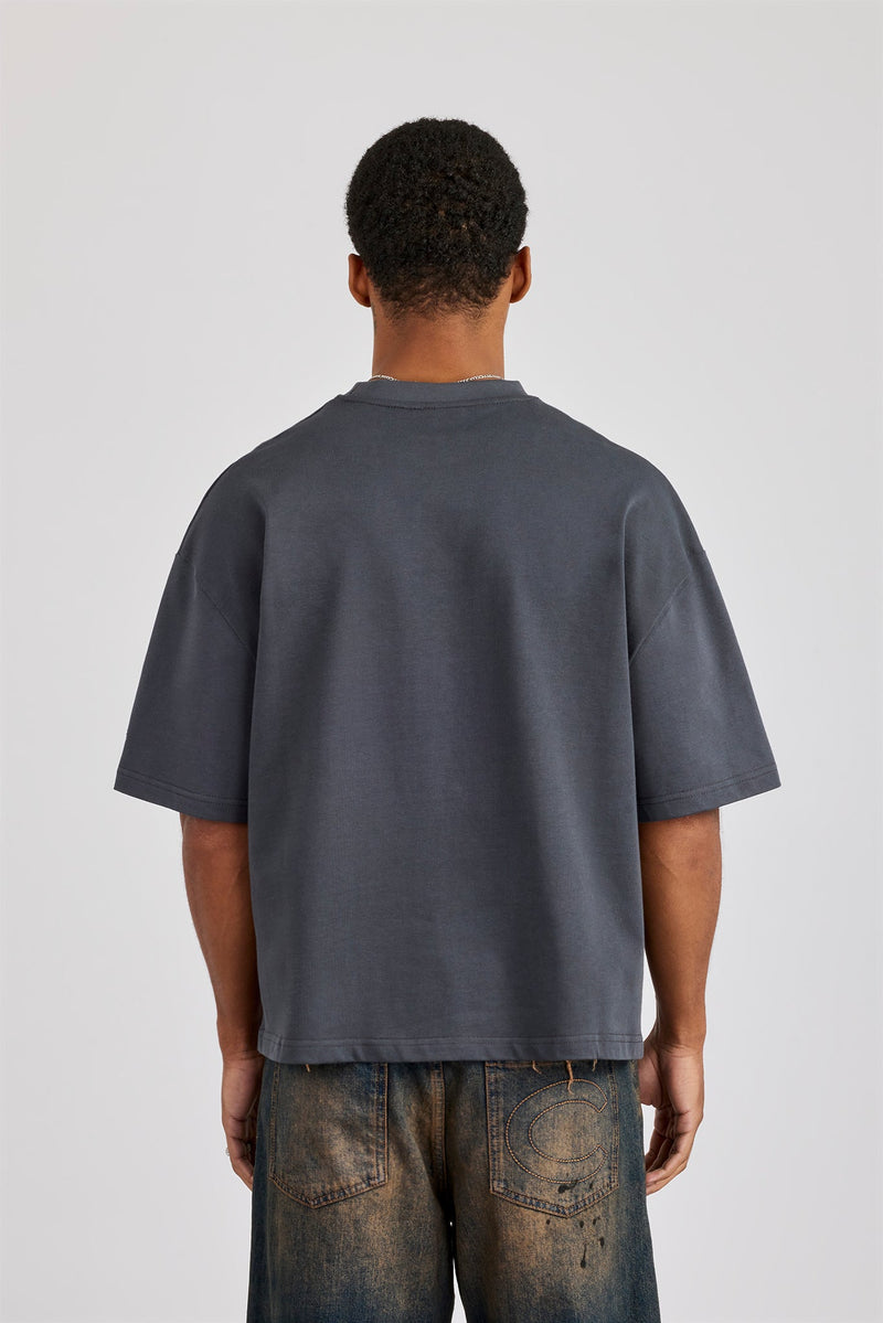 Cernucci Boxy T-Shirt - Charcoal