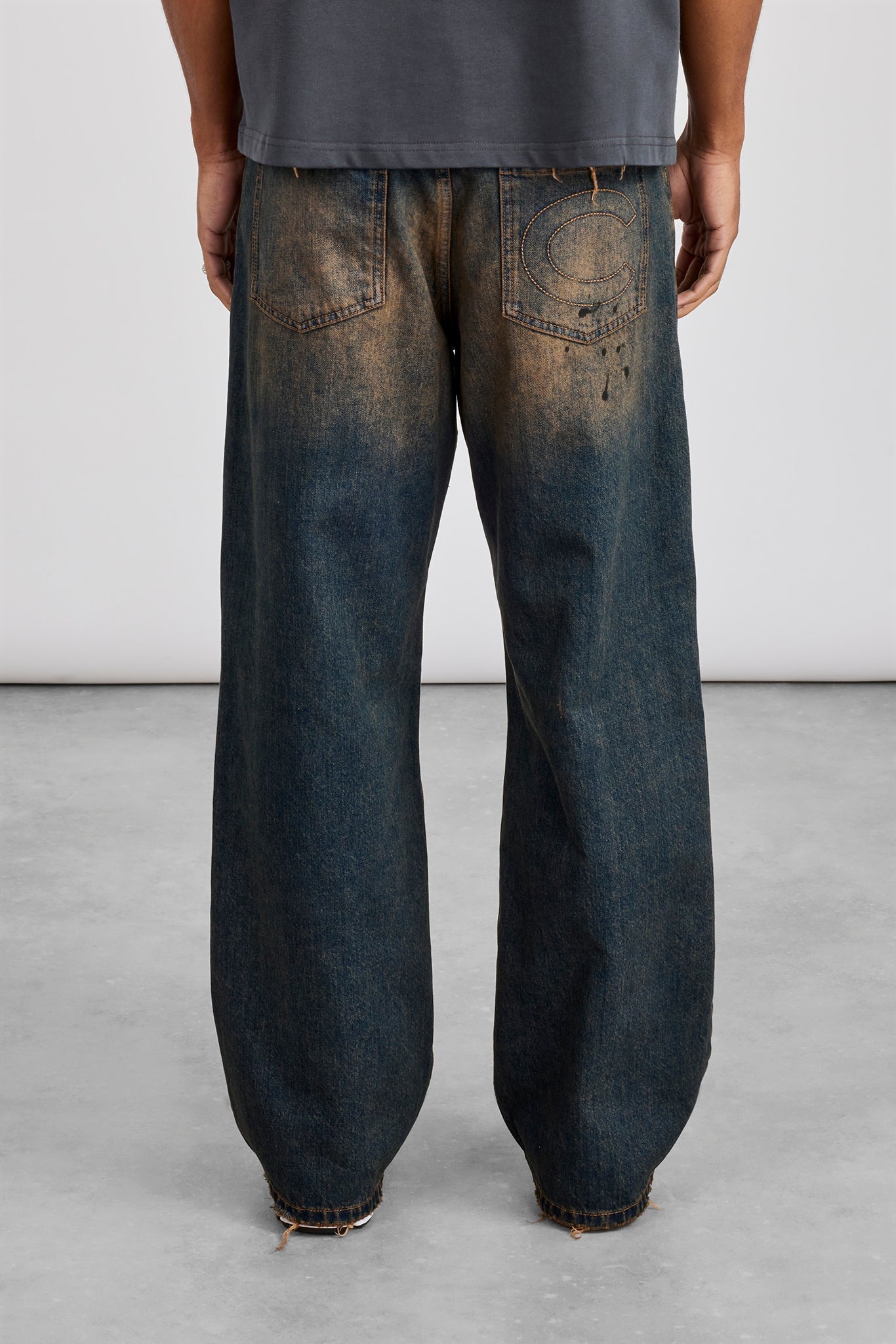 Baggy Dirty Wash Jean - Dirty Wash