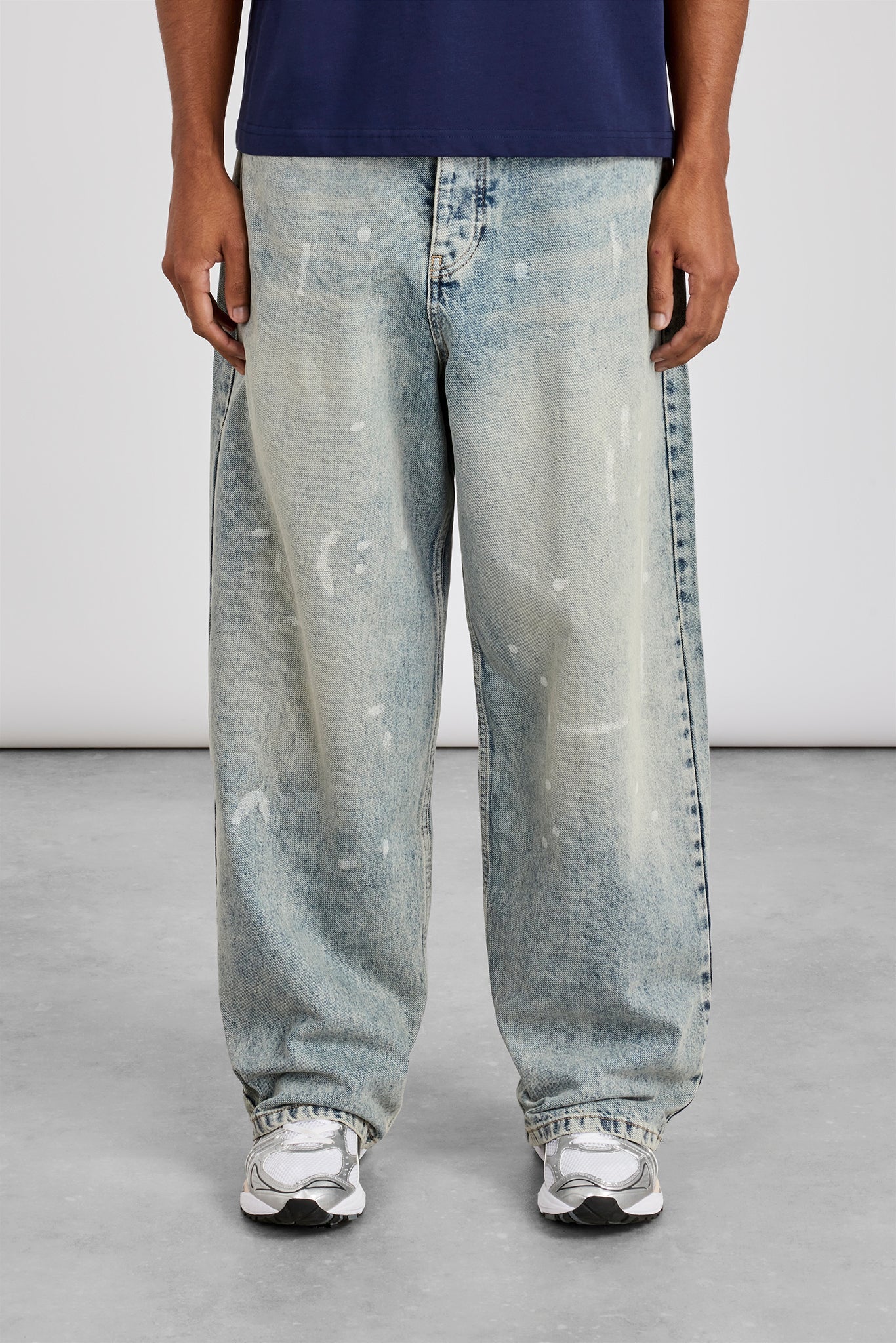 Super Baggy Paint Splatter Jean - Antique Wash | Mens Denim | Shop