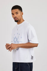 Reversible Cernucci Studio Graphic T-Shirt - White