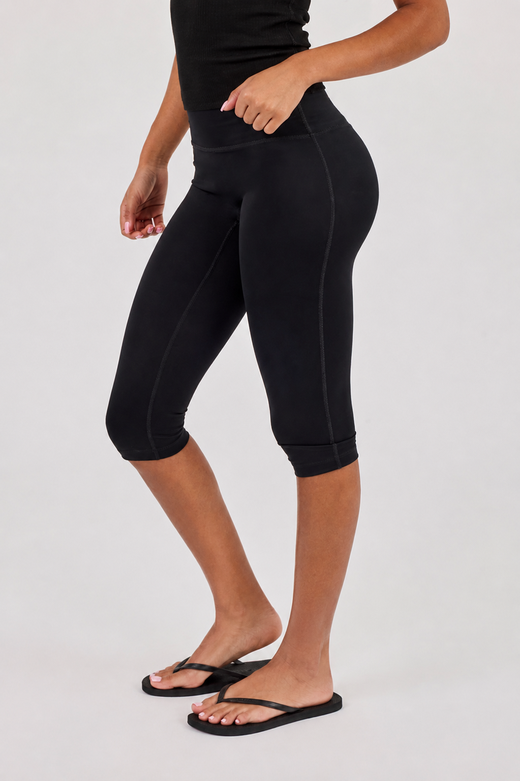 Technical Capri Pant - Black