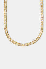 Textured Figaro Chain - 6mm - Gold