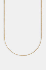 Micro Cuban Chain - 1.5mm - Gold