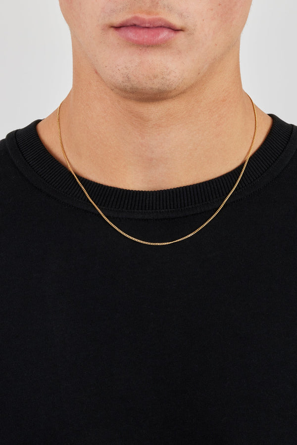 Micro Cuban Chain - 1.5mm - Gold