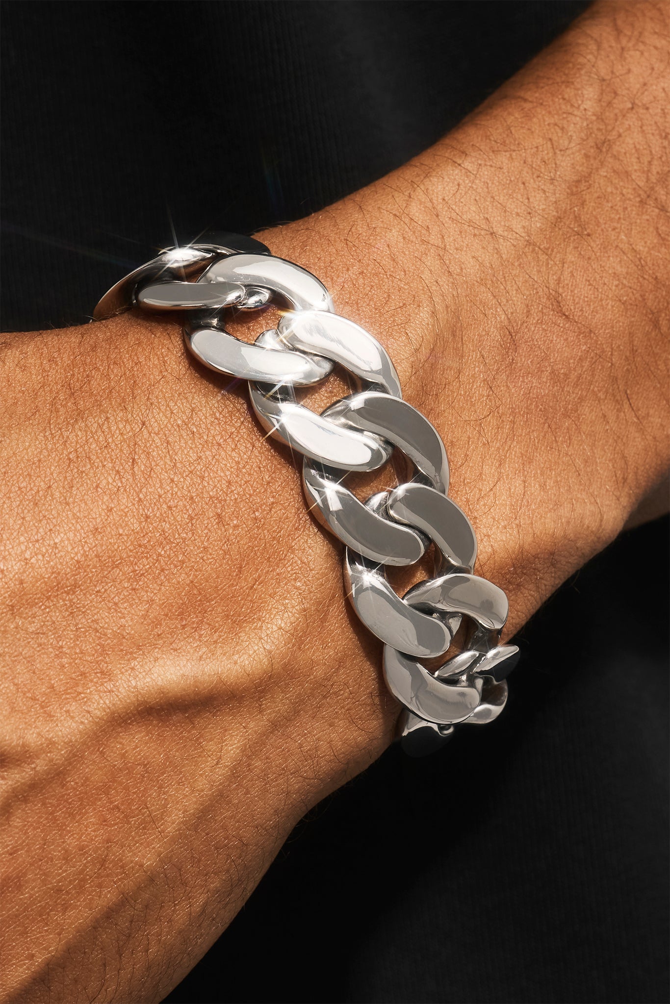 Miami Cuban Bracelet - 20mm - White