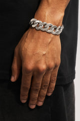 Miami Cuban Bracelet - 20mm - White