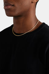 2.5mm Micro Tennis Chain - Gold