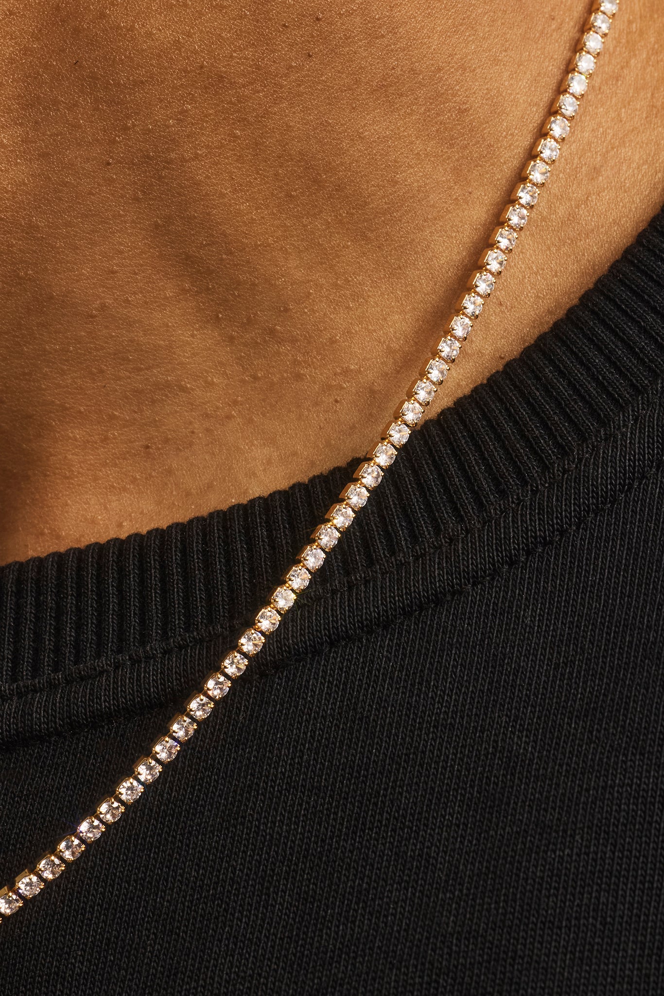 Micro Tennis Chain - 2.5mm - Gold