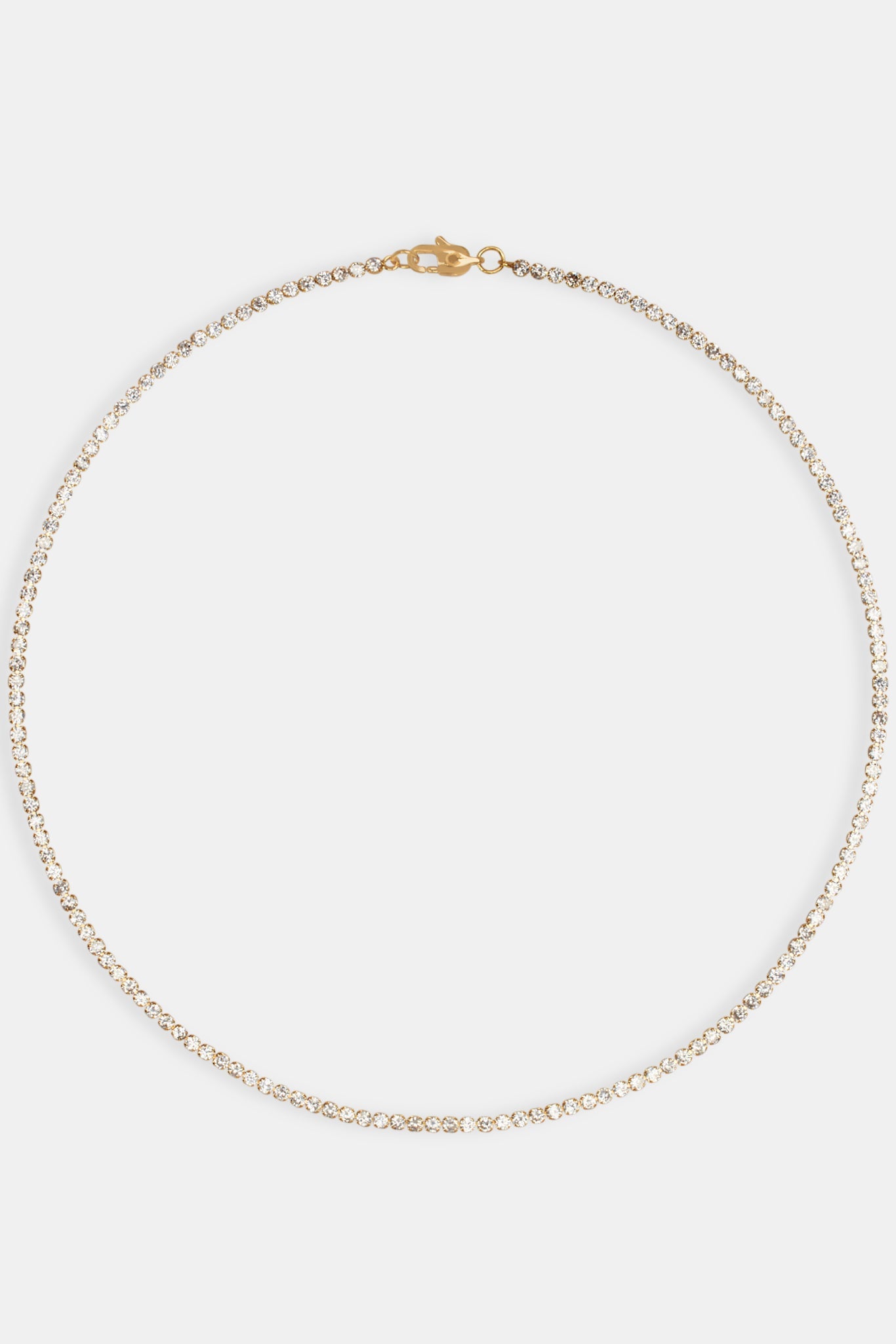 Gold Plated 2.5mm Micro Tennis Chain