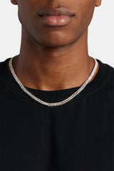 5mm Iced Prong Cuban Chain