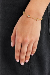 Clear Multi Stone Bracelet - 6mm