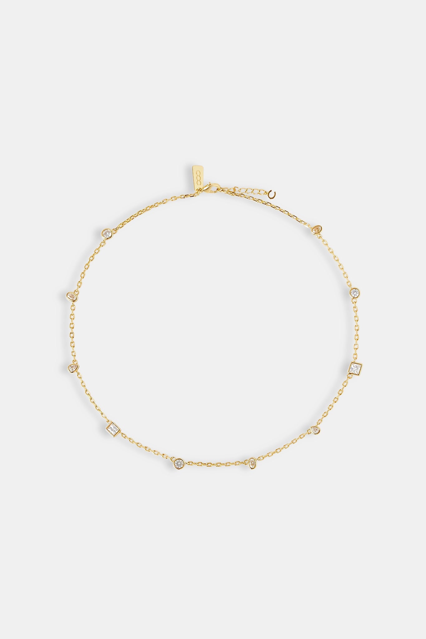 Clear Multi Stone Chain - 6mm