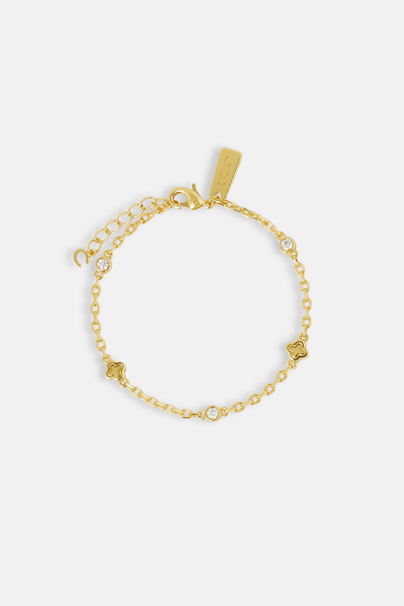 Multi Motif and Gemstone Bracelet - 6mm