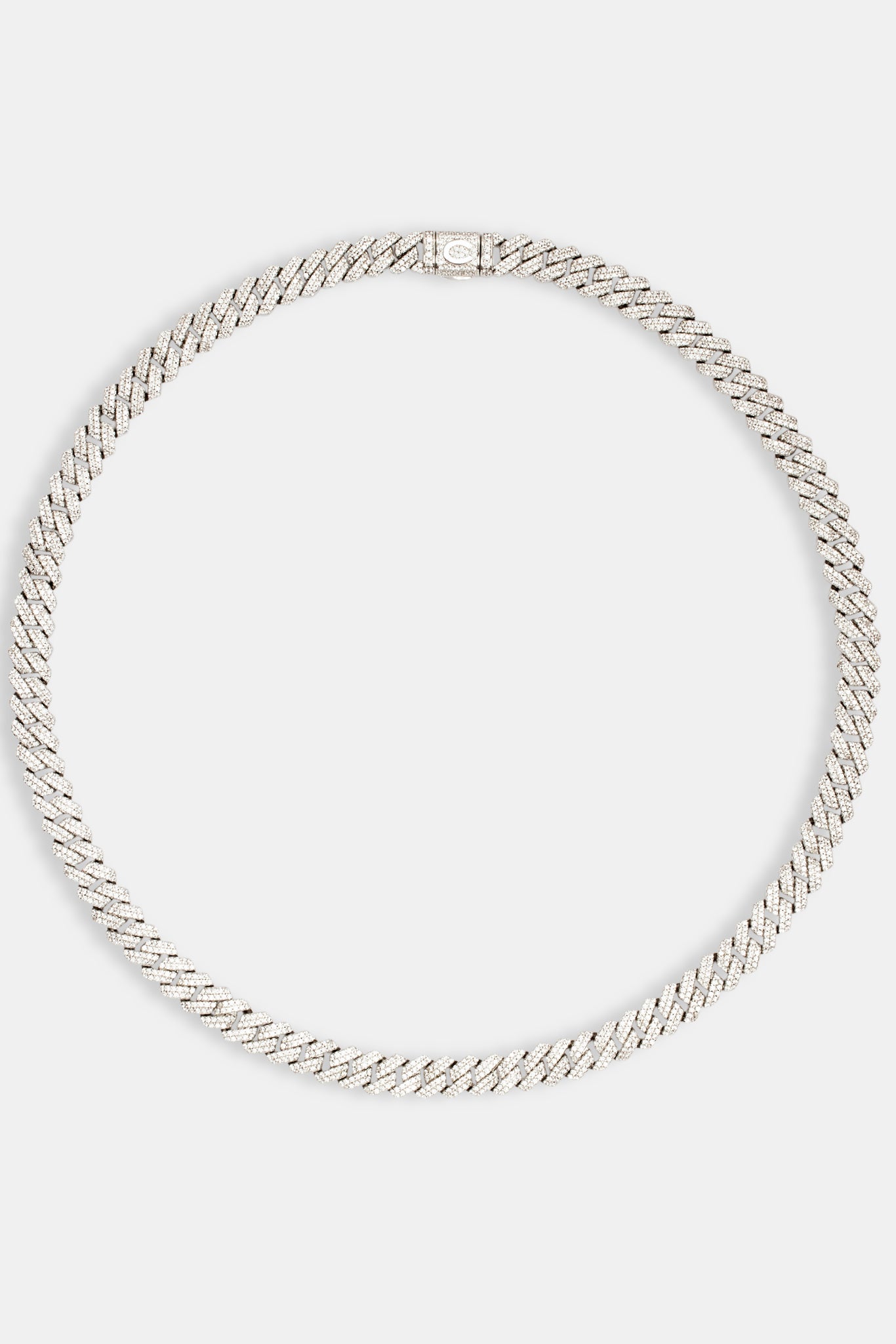 Prong Cuban Chain - 8mm - White – Cernucci US