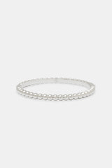 Bobble Bangle - 5mm - White