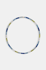 Blue & Green Ombre Tennis Chain - 5mm