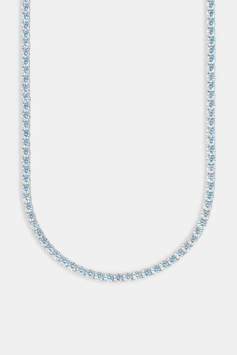 Light Blue Tennis Chain - 5mm | Mens Chains | Shop Tennis Chains at ...