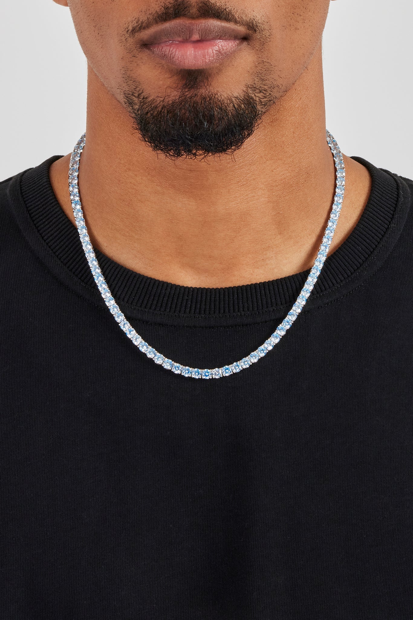 Light Blue Tennis Chain - 5mm