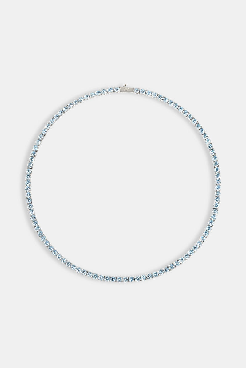 Light Blue Tennis Chain - 5mm | Mens Chains | Shop Tennis Chains at ...